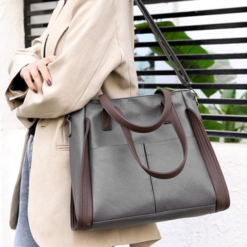 Premium Luxury Large Capacity CasualTote Handbag - Grey